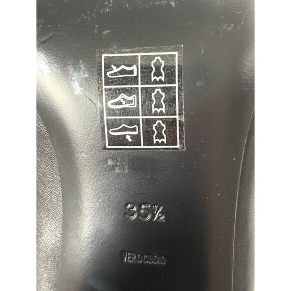 Alexander Wang Nadia Leather Peep-Toe Block Heel Sandals 35.5 Rose Gold - Picture 8 of 9